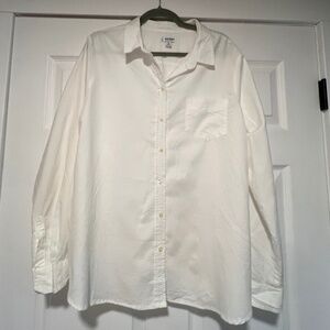 Old Navy Women’s Oxford Button-Down Shirt - NWOT - white - XL